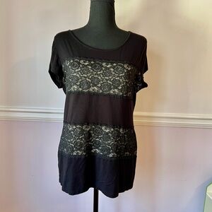 Inc. Elegant Black Lace Women's Top